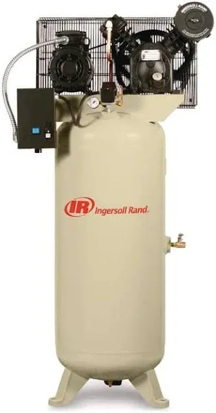 Ingersoll-Rand 2340L5-V-200/3 Electric Air Compressor,2 Stage,5 Hp