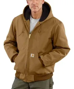 Carhartt Men's Carhartt Duck Active Quilted Flannel-Lined Jacket