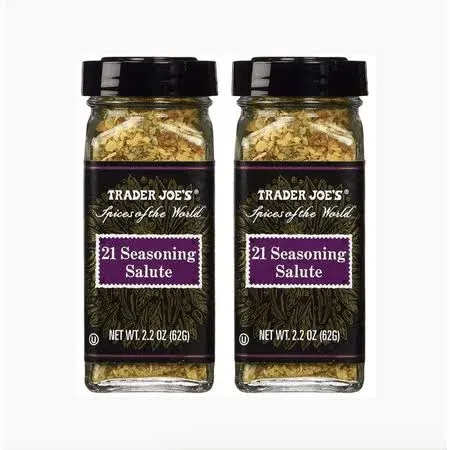 Trader Joe's 21 Seasoning Salute Blend, 2.2oz, 2 Pack