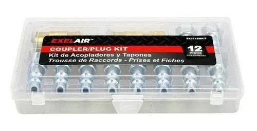 12-Piece Coupler and Plug Kit