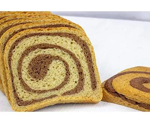 Low Carb Cinnamon Bread (12 Slices) | Fresh Baked | Sugar-Free | All Natural | Keto Bread | Diabetic Friendly | Perfect for Breakfast (1 lb 4.5Oz)