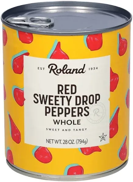  Red Sweety Drop Peppers, Specialty Imported Food, 28-Ounce Can