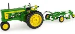 John Deere 620 & 555 Plow (1/16 Scale, Precision Heritage)