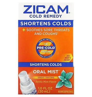 Zicam Cold Remedy, Arctic Mist Flavor, Oral Mist - 1.0 fl oz