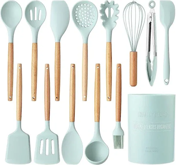 Country Kitchen Silicone Cooking Utensils