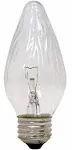 GE Lighting 75337 25 Watt Clear Flame Decorative Light Bulbs 2 Pack