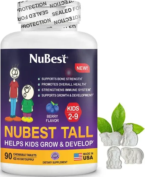 NuBest Tall Kids Helps Kids Grow & Develop Healthily