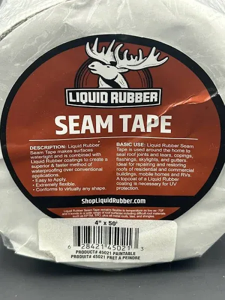 Liquid Rubber Peel & Stick Seam Tape