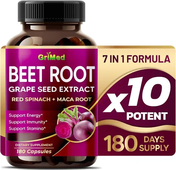 Grimed Healthy Energy Supplement for Heart Support