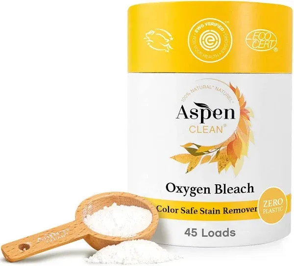 AspenClean Stain Remover - Tough on Stains, EWG Verified™, Vegan, Hypoallergenic - 45 Loads