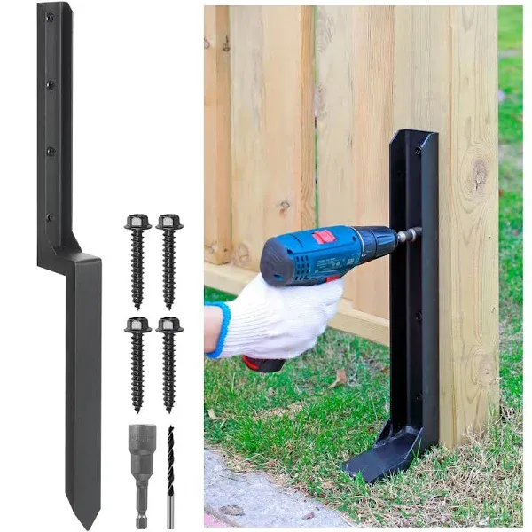 Epcee Heavy Duty Steel Fence Post Repair Stakes