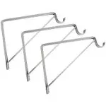 Design House 182725 Shelf Rod Bracket 11 inch, 3-Pack, White