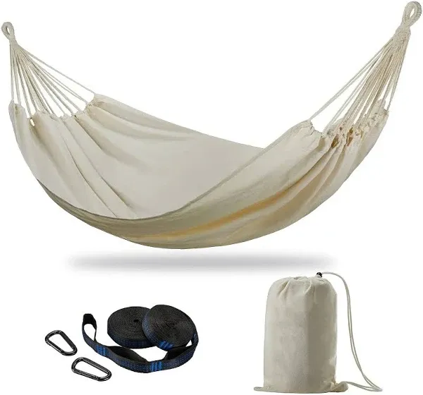 Brazilian Double Hammock and Tree Straps Extra Large 240x160cm 2 Persons Hammock