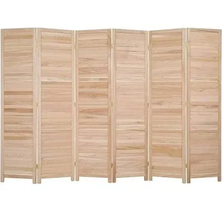 Wood Room Divider Privacy Screen