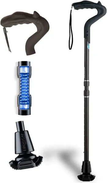 Ergocane 2G by Ergoactives As Seen On TV. Shock Absorber Fully-Adjustable Ergonomic Cane