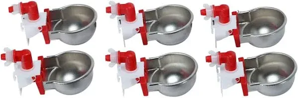 DIY Auto-Fill Metal Cups Waterer Kit - Great for Small Animals, Pets, Bunnies...