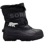 Sorel Snow Commander Kids Boots - Black Charcoal