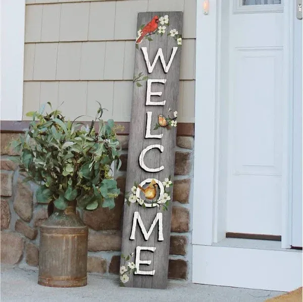 My Word! Welcome Porch Board Welcome Sign Porch Leaner