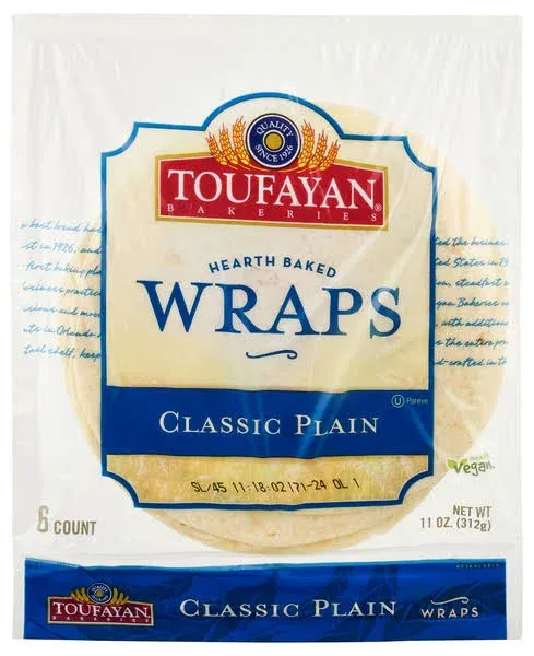 Toufayan Bakeries Original Gluten Free Wraps