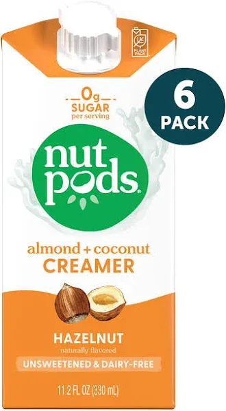 Nutpods Creamer, Hazelnut, Almond + Coconut - 11.2 fl oz