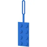 Lego 2x4 Blue Luggage Tag