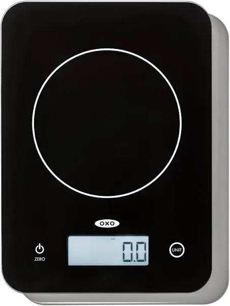 OXO Good Grips Everyday Digital Kitchen Glass Food Scale - Black