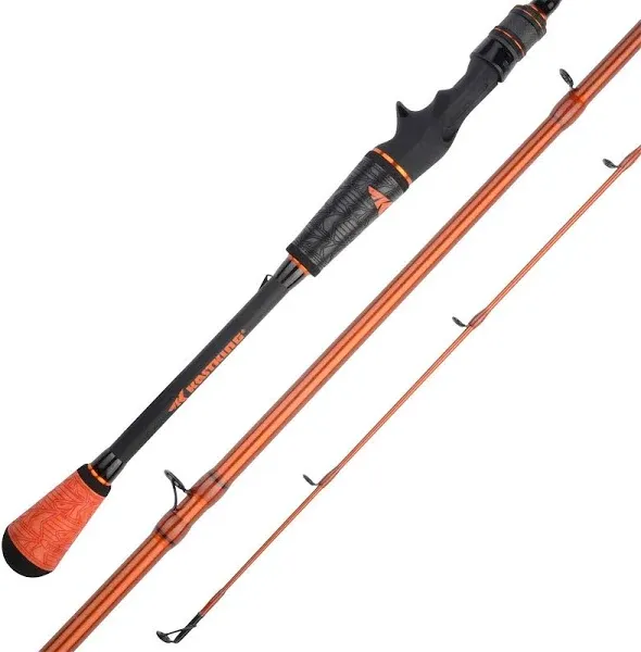 KastKing Speed Demon Pro Tournament Series Bass Fishing Rods, Elite Carbon High Modulus 1 Pc Blanks, Fuji Guides & Reel Seats, 20 Technique Specific Lengths & Actions-Spinning & Casting