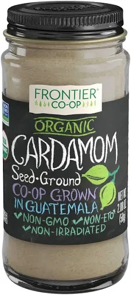 FRONTIER HERB Organic Cardamom Seed Ground Bottle