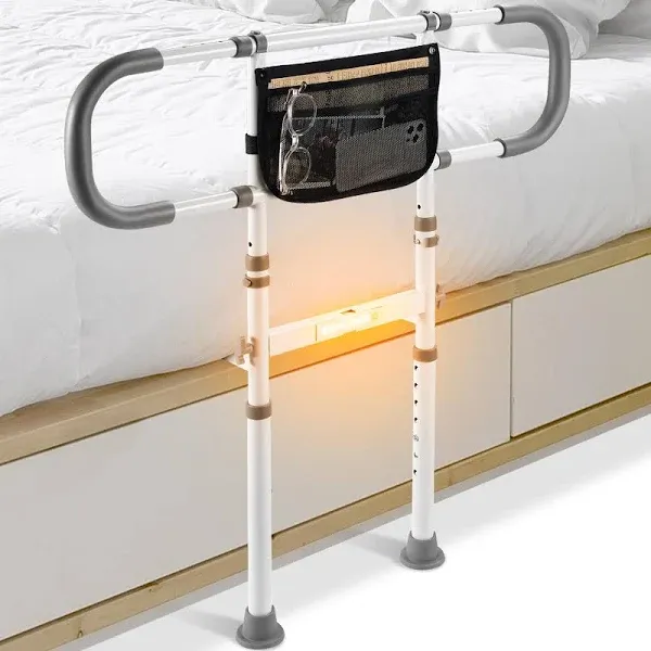  Bed Rails for Elderly Adults Safety, Adjustable Bed Assist Rail for Seniors, 