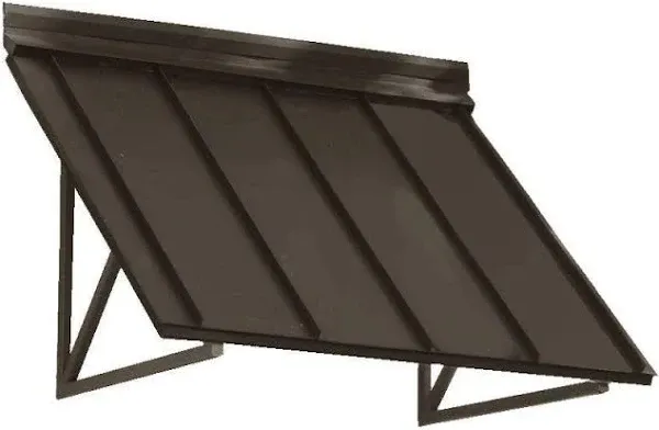 Awntech H23-US-3COP 3 ft. Houstonian Metal Standing Seam Awning  Copper - 44 x 2