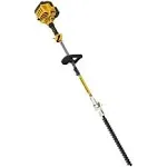 DeWalt 22 in. 27cc Gas 2-Cycle Articulating Hedge Trimmer with Attachment Capabilities