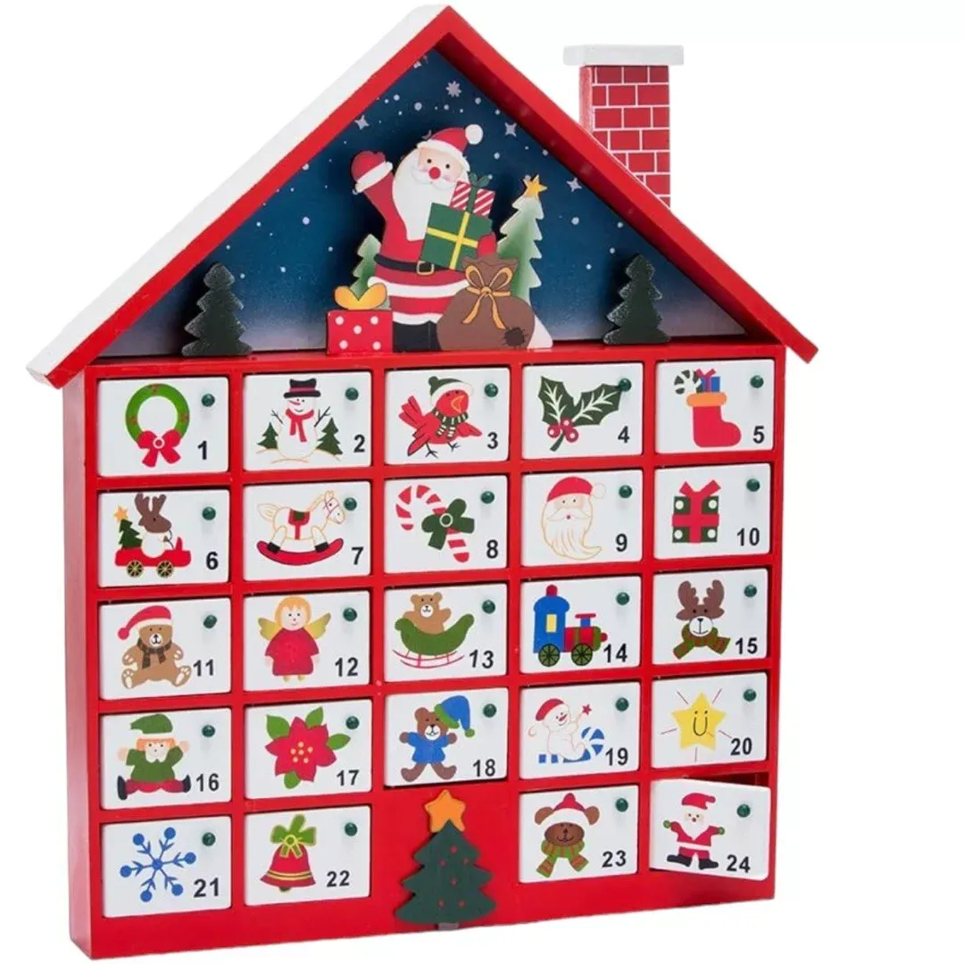 Kurt Adler Wooden Advent Calendar