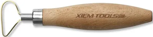 Xiem Tools USA Titanium-Fused Trimming Tools for Pottery and Ceramics (Medium Teardrop)