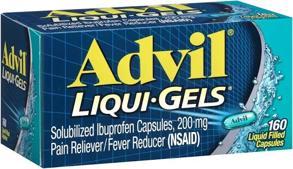 Advil Liqui-Gels Pain Reliever Fever Reducer