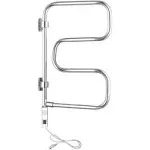 WarmlyYours Elements Polished Chrome 4-Bar Towel Warmer