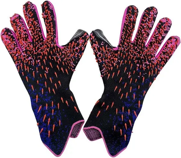 Soccer Goalkeeper Gloves Goalie Training Gloves Strong Grip Anti-slip and Breathable for Adults and Children