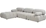 Marcel Bubble Corduroy Modular 4-Piece Reversible Sectional Sofa