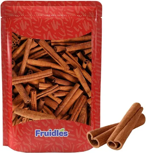 Fruidles Cinnamon Sticks, Premium Grade Harvested Natural Cassia Cinnamon, Strong Aroma, Perfect for Baking, Cooking & Beverages, Kosher Certified - 4