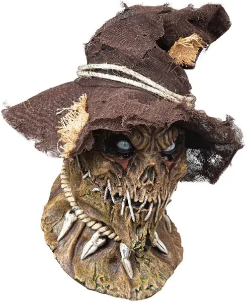 Ghoulish Productions Possessed Scarecrow Halloween Latex Mask