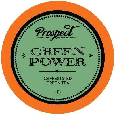 Prospect Tea Co. Green Power Caffeinated Tea Pods