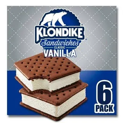 Klondike Classic Vanilla Ice Cream Sandwiches