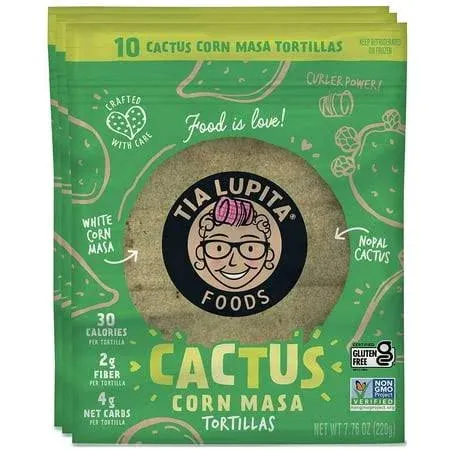 Tia Lupita Cactus Corn Tortillas