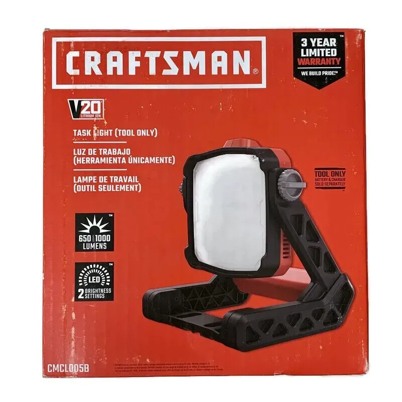 CRAFTSMAN CMCL005B V20 20V Cordless Compact Task Work Light TOOL ONLY