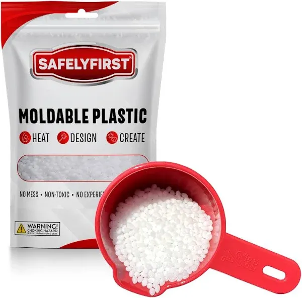 SAFELYFIRST Thermoplastic Beads Reusable Moldable Plastic Meltable Polymorph Pellets Compatible with Instamorph