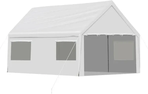 10 ft. x 20 ft. Portable Vehicle Carport