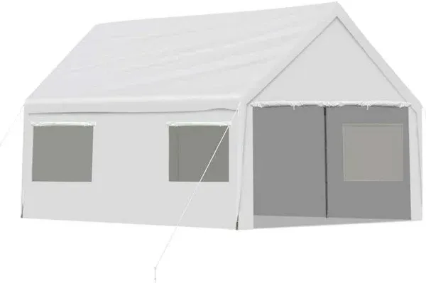 10 ft. x 20 ft. Portable Vehicle Carport