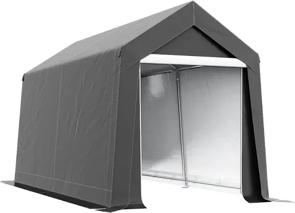 Outsunny 7' x 12' Heavy Duty Garden Storage Tent with Large Door