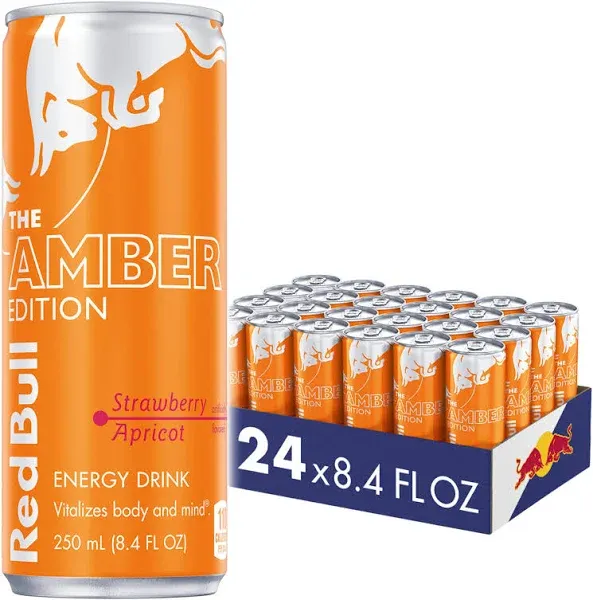 Red Bull Amber Edition Strawberry Apricot Energy Drink