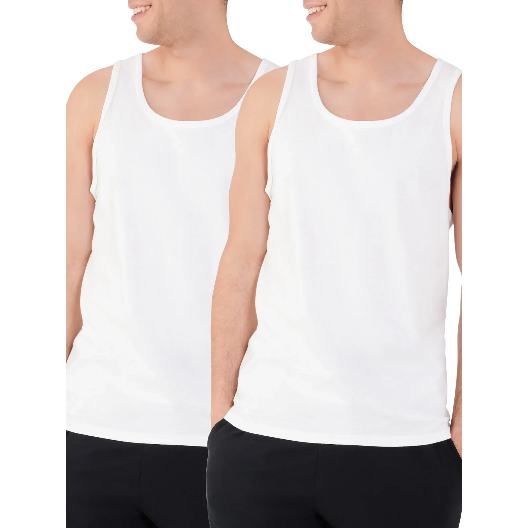 Fruit of the Loom Men's EverSoft Tank Tops, 2 Pack