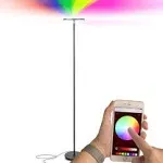 Brightech Sky Colors LED Floor Lamp - BLACK.